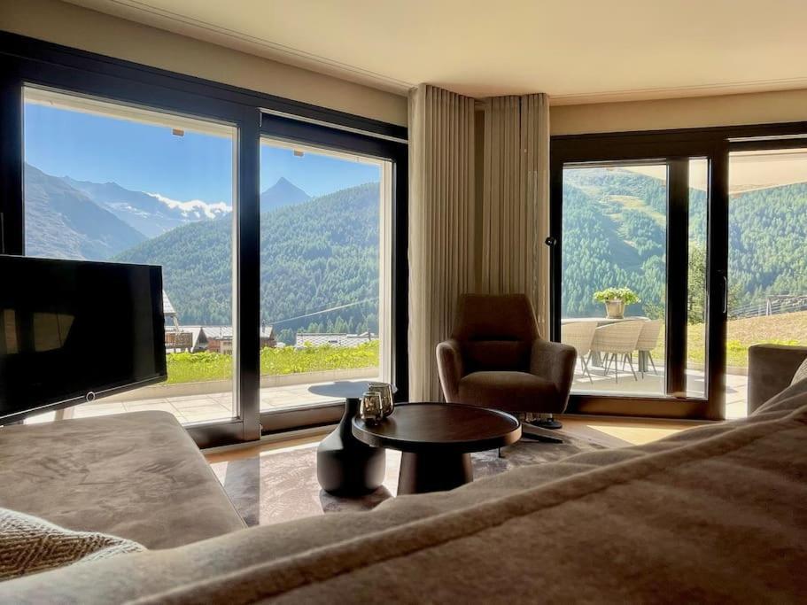 Hollywood 1 - A Luxury, Comfortable And Spacious Apartment Located Directly On The Slopes! Saas Fee Dış mekan fotoğraf